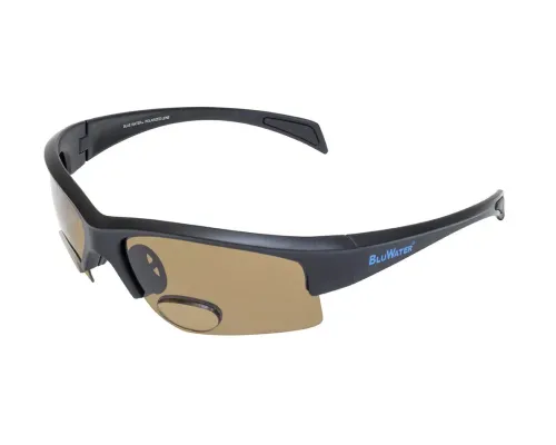 Біфокальні поляризаційні окуляри BluWater Bifocal-2 (+2.0) Polarized (brown) коричневі