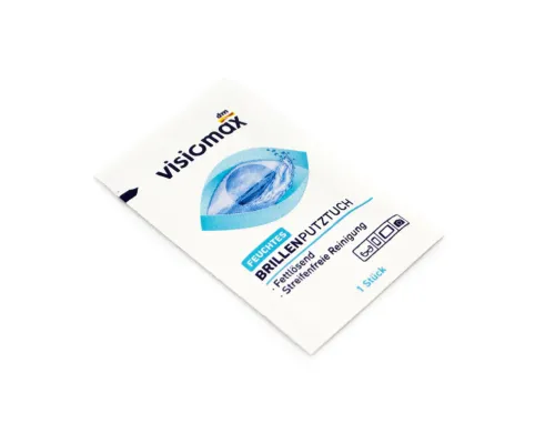 Серветки вологі для очищення окулярів "Visiomax"