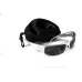 Окуляри захисні відкриті Global Vision BAD-ASS-2 Silver (gray), чорні у сріблястій металевій оправі (1БЕД2-СМ20)