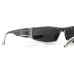 Окуляри захисні відкриті Global Vision BAD-ASS-2 Silver (gray), чорні у сріблястій металевій оправі (1БЕД2-СМ20)