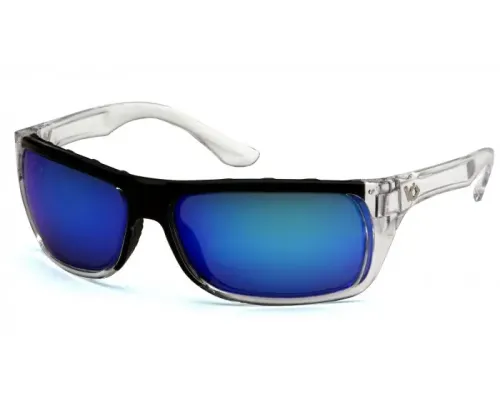 Окуляри захисні відкриті Venture Gear Vallejo Crystal (ice blue mirror) Аnti-Fog, сині дзеркальні