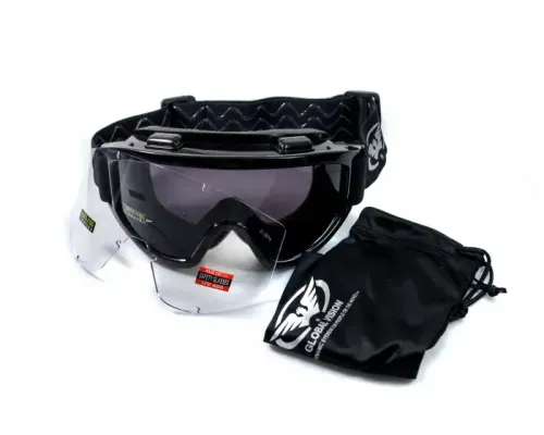 Окуляри захисні зі змінними лінзами Global Vision Wind-Shield Kit Anti-Fog, змінні лінзи