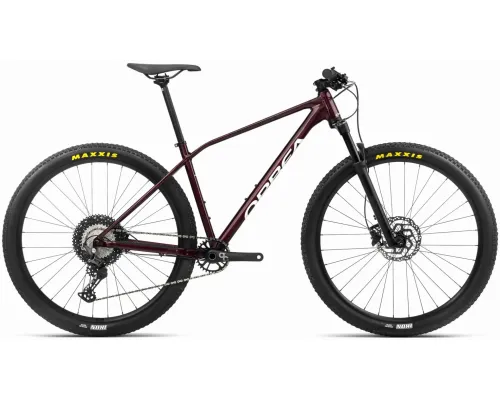 Велосипед 29" Orbea ALMA H30 (2025) metallic dark red/chic white gloss L