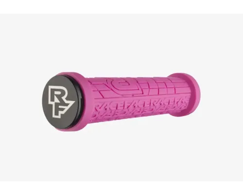 Ручки руля RaceFace Grippler Lock On 33мм рожевий