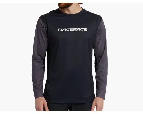 Джерсі RaceFace Indy довгий рукав чорний / вугільний M