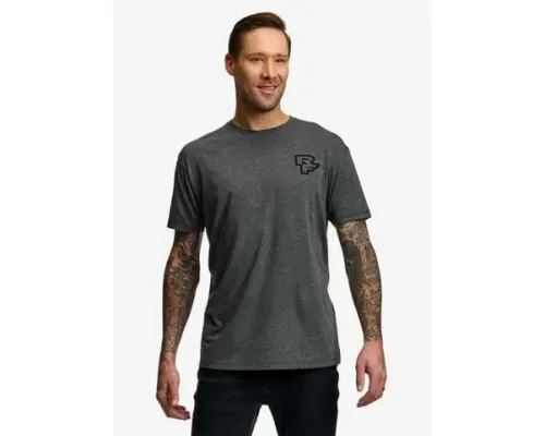 Футболка RaceFace Crest короткий рукав сірий L