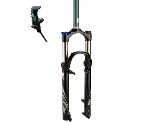 Вилка Rock Shox XC 30 Silver TK 26" 100мм QR пружинна під диск з манеткою PopLoc чорний