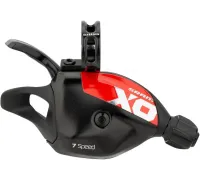 Перемикач лівий Sram X01 DH Rear Trigger Shifter, 7 Speed, Black/Red
