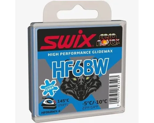 Високофтористий парафін Swix, HF6BWX Black W, 40g