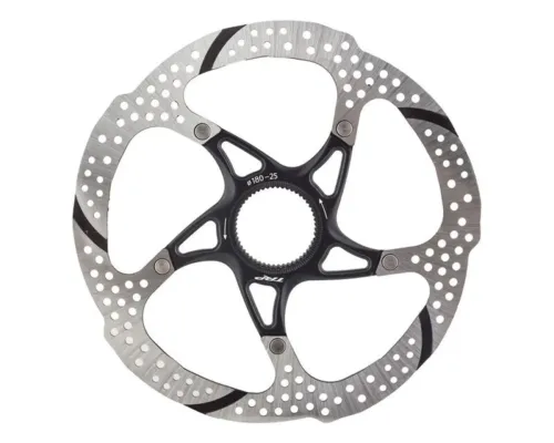 Ротор Tektro TRP TR-25 180 мм 1.8 мм CenterLock сріблястий / чорний