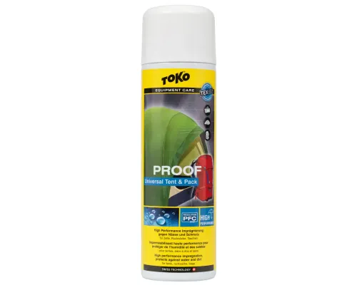 Просочення для туристичного спорядження Toko Tent & Pack Proof 500ml