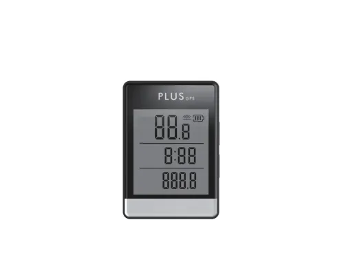 Велокомп'ютер ONRIDE Plus з GPS, 9 функцій, чорний