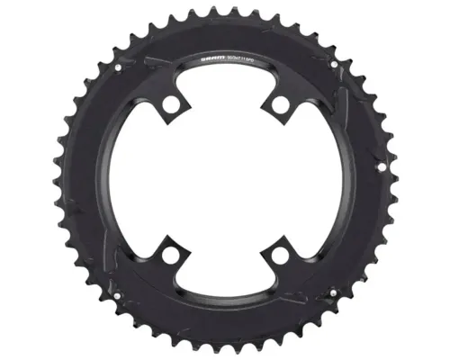 Зірка шатуна Sram, Road Asymmetrical 50T 110 Alum 3mm Black (50-34)