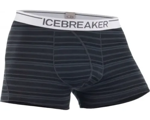 Труси чоловічі Icebreaker, BF 150 Anatomica Boxes stripe, monsoon/white, S