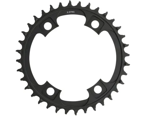 Зірка шатуна Sram, ROAD 36T 107BCD X-SYNC BLAST BLACK