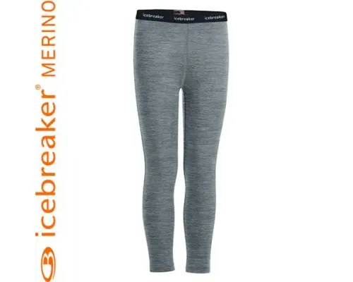 Штани Icebreaker Kids 200 Oasis Leggings, Gritstone HTHR, розмір 8