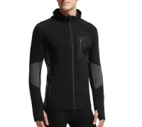 Кофта чоловіча Icebreaker, Atom LS Zip, black/monsoon, L (атр.101 455 001 L)