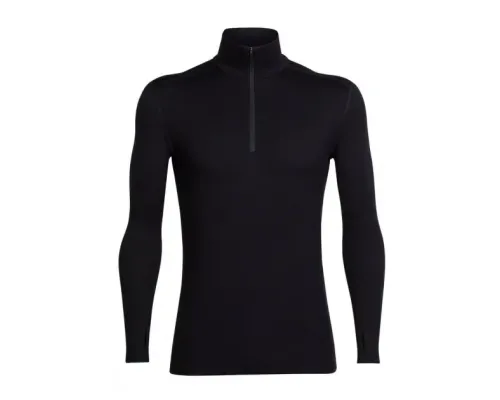 Кофта чоловіча Icebreaker, Tech Top LS HZ Crewe, black, L