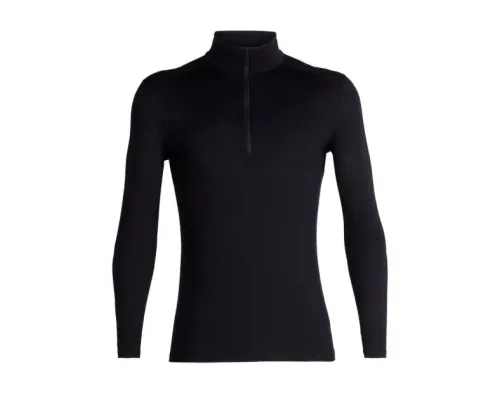 Футболка з довгим рукавом Icebreaker, 200 Oasis LS Half Zip, Black, M