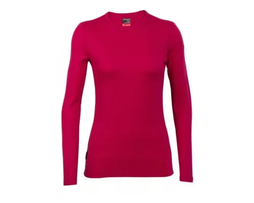 Футболка із довгим рукавом Icebreaker, BF 260 Tech Top LS Crewe, raspberry, S