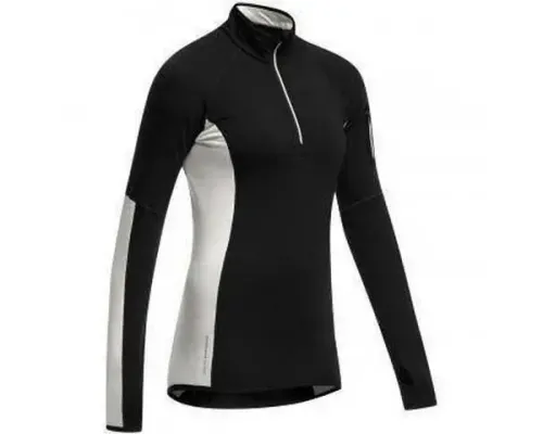 Жіноча кофта Icebreaker, Atom LS Zip, black/snow, S