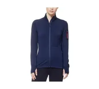 Жіноча кофта Icebreaker, Terra LS Zip, admiral/pop pink, XS (арт.103 092 403 XS)