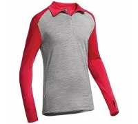 Кофта чоловіча Icebreaker, BF 260 Tech LS Half Zip, metro hthr/rocket, XL (арт.100 484 002 XL)